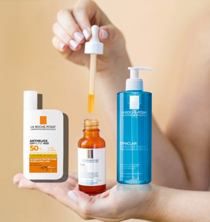 Pack Sérum Vitamine C + ANTHELIOS ULTRA-FLUIDE ÉCRAN+ GEL 400ML REF901